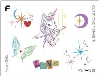 Unicorn 타투스티커