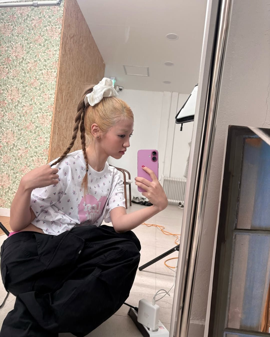 모델 나야와시 포니테일 브레이드 | 인스타그램 @nayawashi