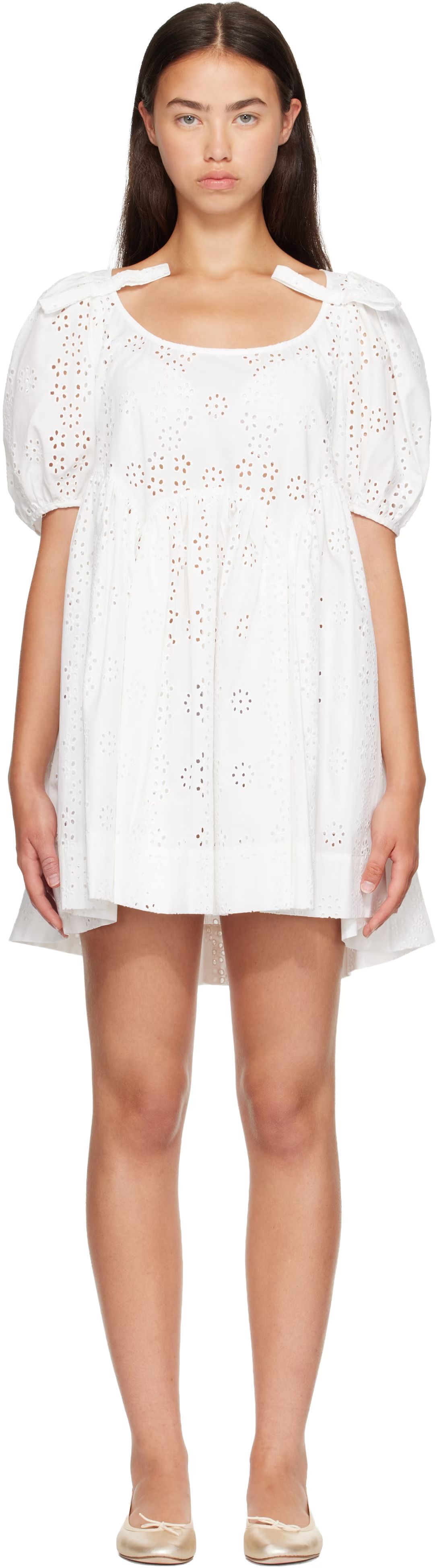 White Hugo Midi Dress