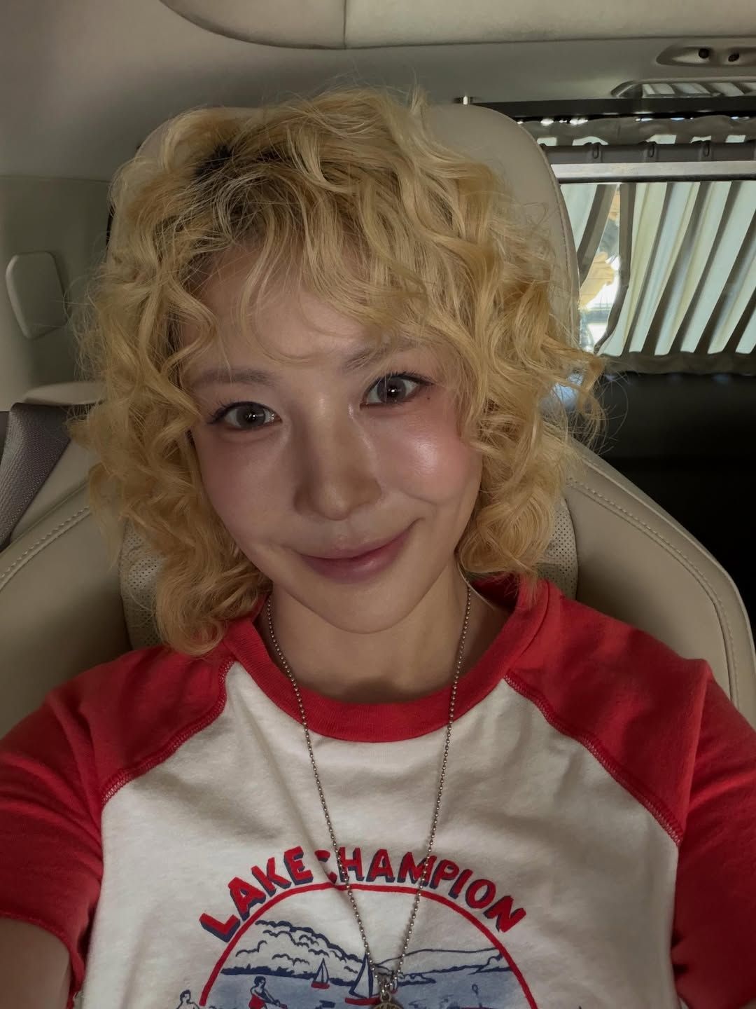 보아 금발 젤리펌 헤어 스타일링 | 인스타그램 @boakwon