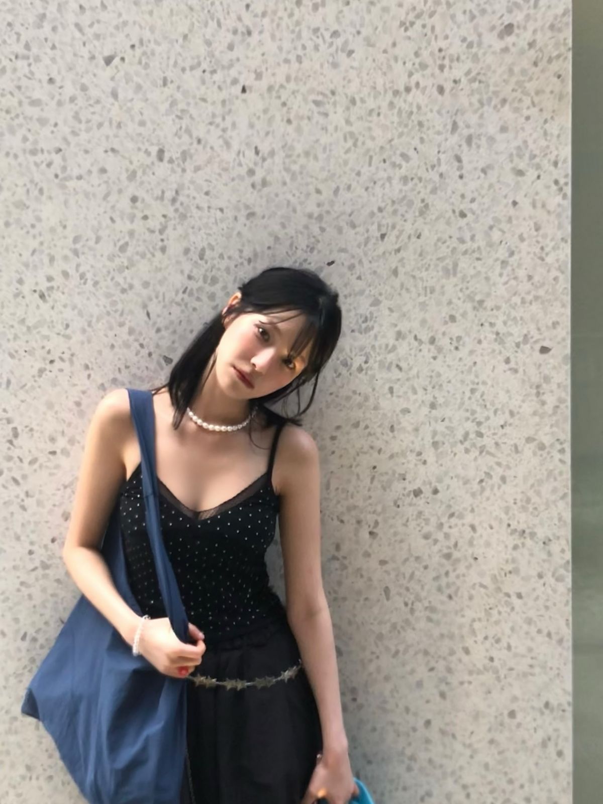 백지헌의 올블랙 코디. 인스타그램 @jiheonnibaek
