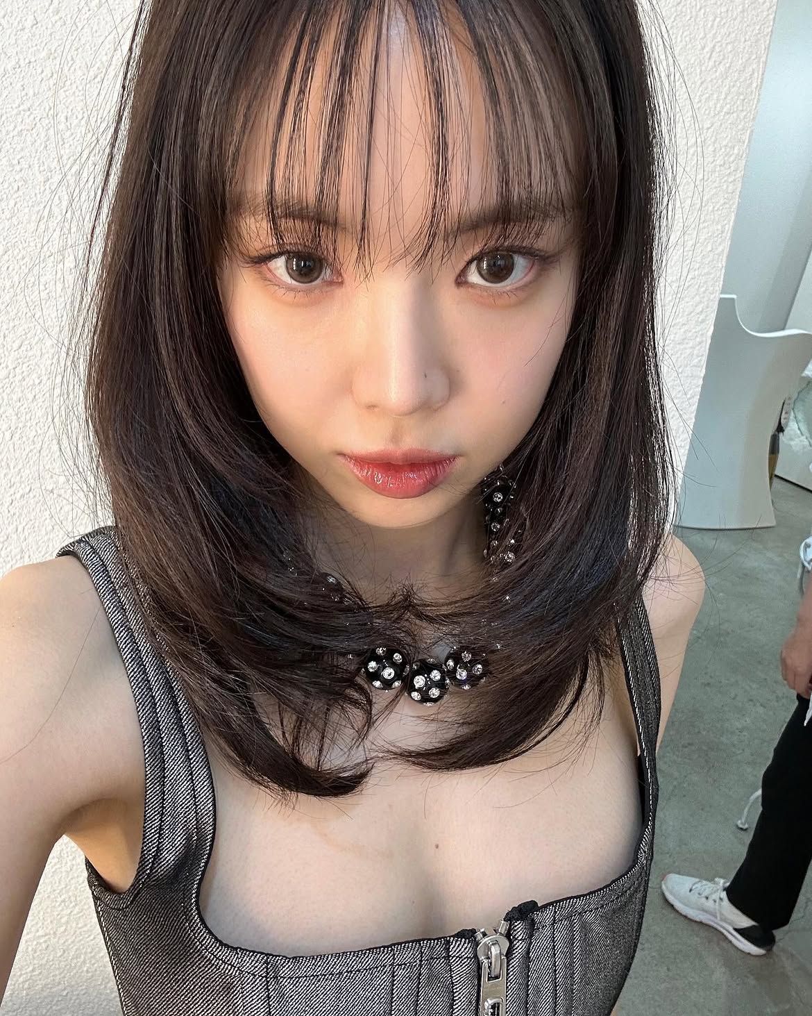습기로 오래 유지하기 어려운 c컬 단발 ㅣ 인스타그램 @marcellasne_