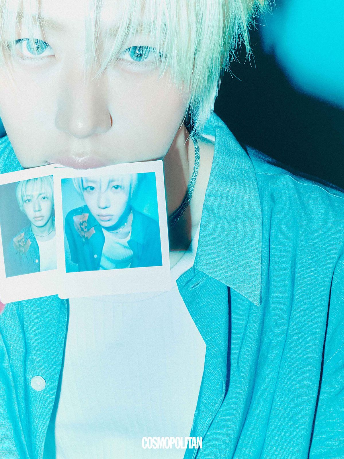 셔츠 Allsaints. 슬리브리스 톱, 목걸이 스타일리스트 소장품.