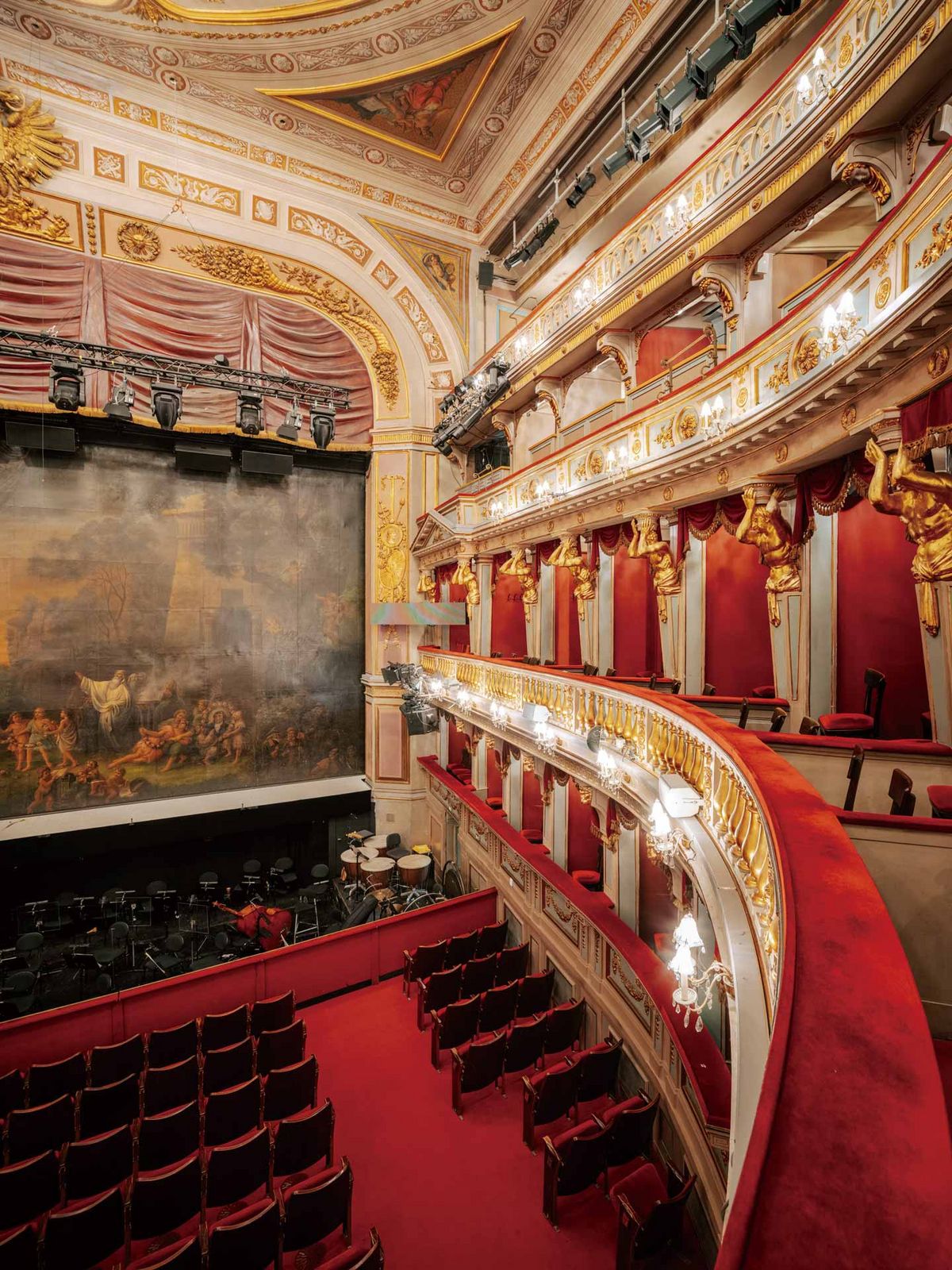 오페라 하우스 안 데어 빈 극장(Theater an der Wien). © WienTourismus/Paul Bauer