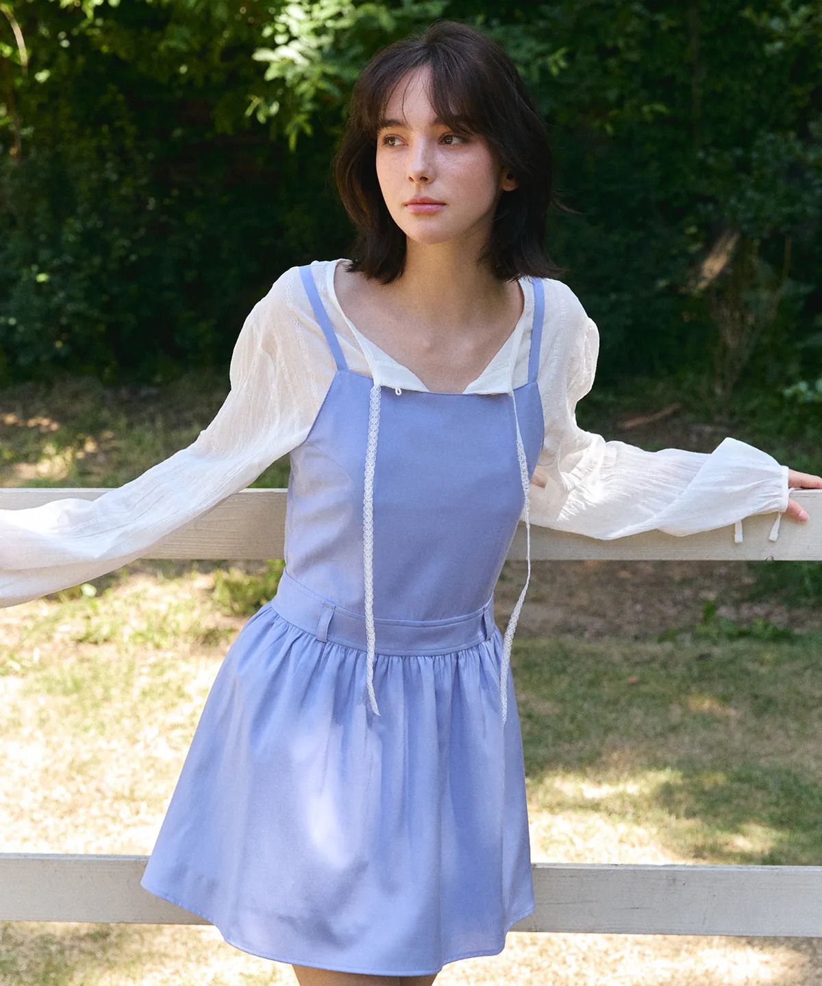 슬리브리스 플레어 미니드레스, 7만9800원