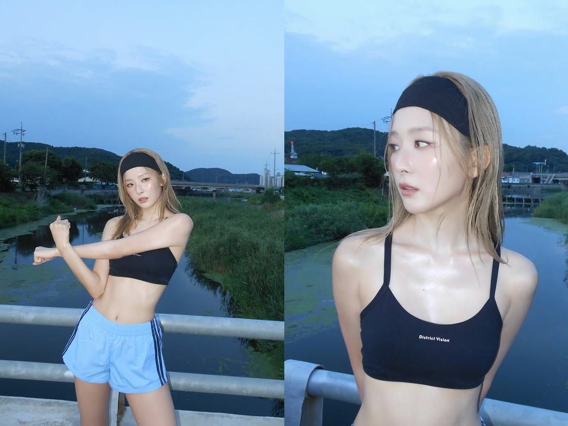 슬기의 여름 데일리룩. 사진 인스타그램 @hi_sseulgi