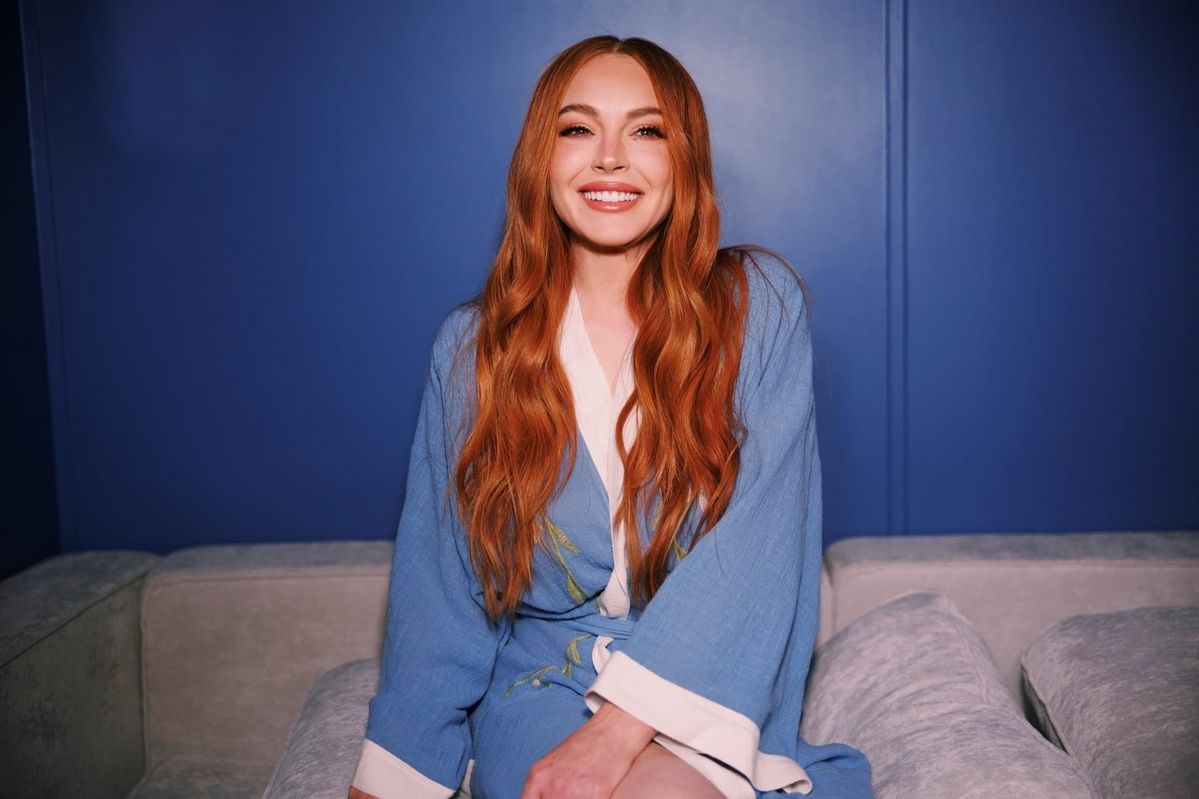 린제이 로한의 빨간 머리 | 인스타그램 @lindsaylohan