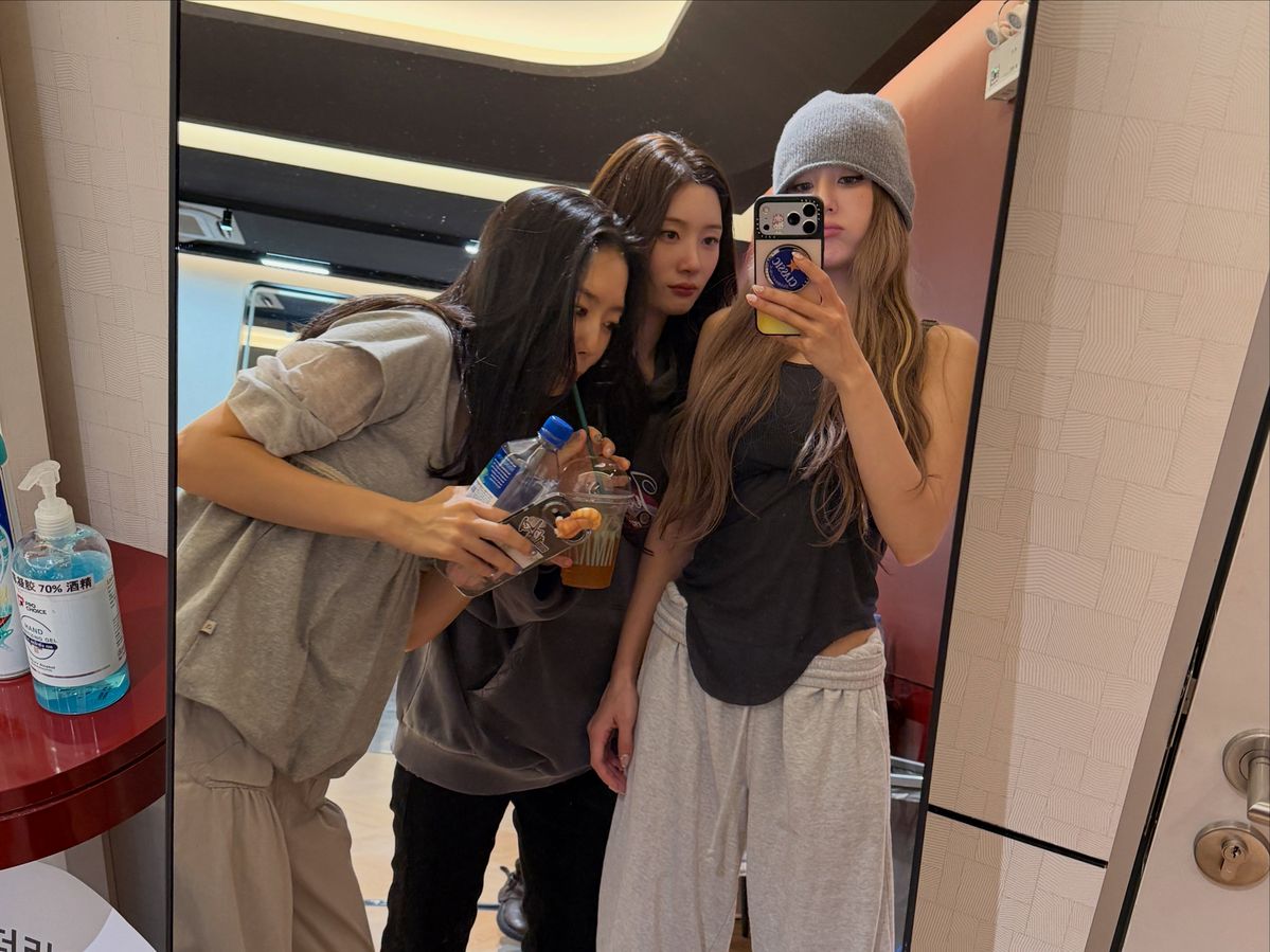 전소미의 비니 코디. 인스타그램 @somsomi0309
