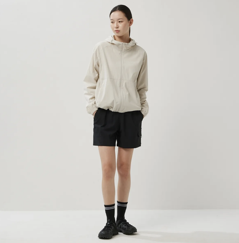 여성 크로스 포레스트 시어서커 자켓