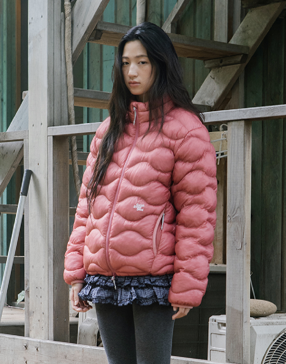 SOFT AIR HIGH-NECK PADDED JACKET