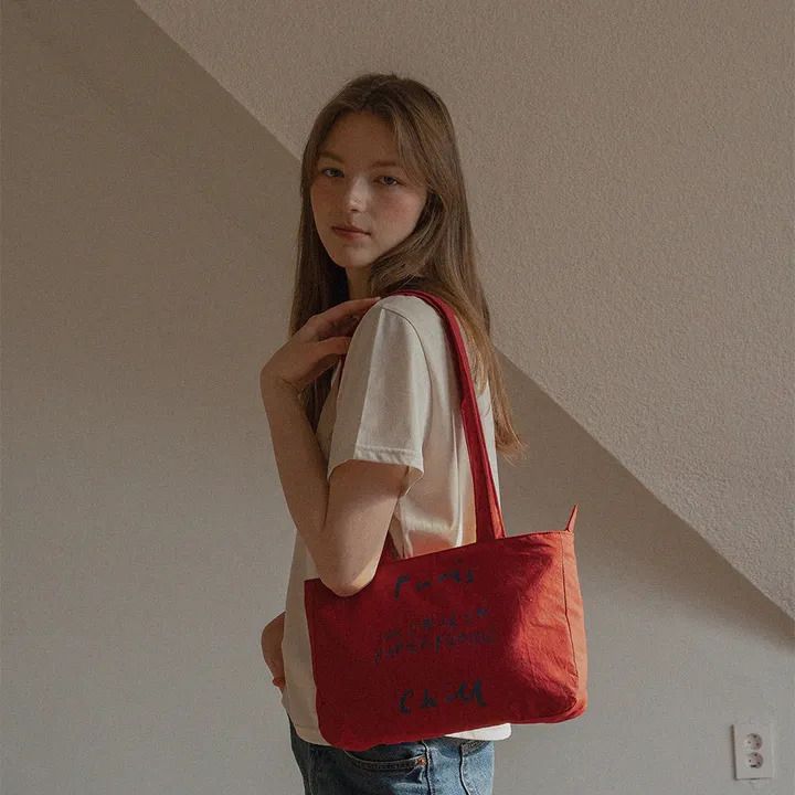 Paper Heart Puffer Bag
