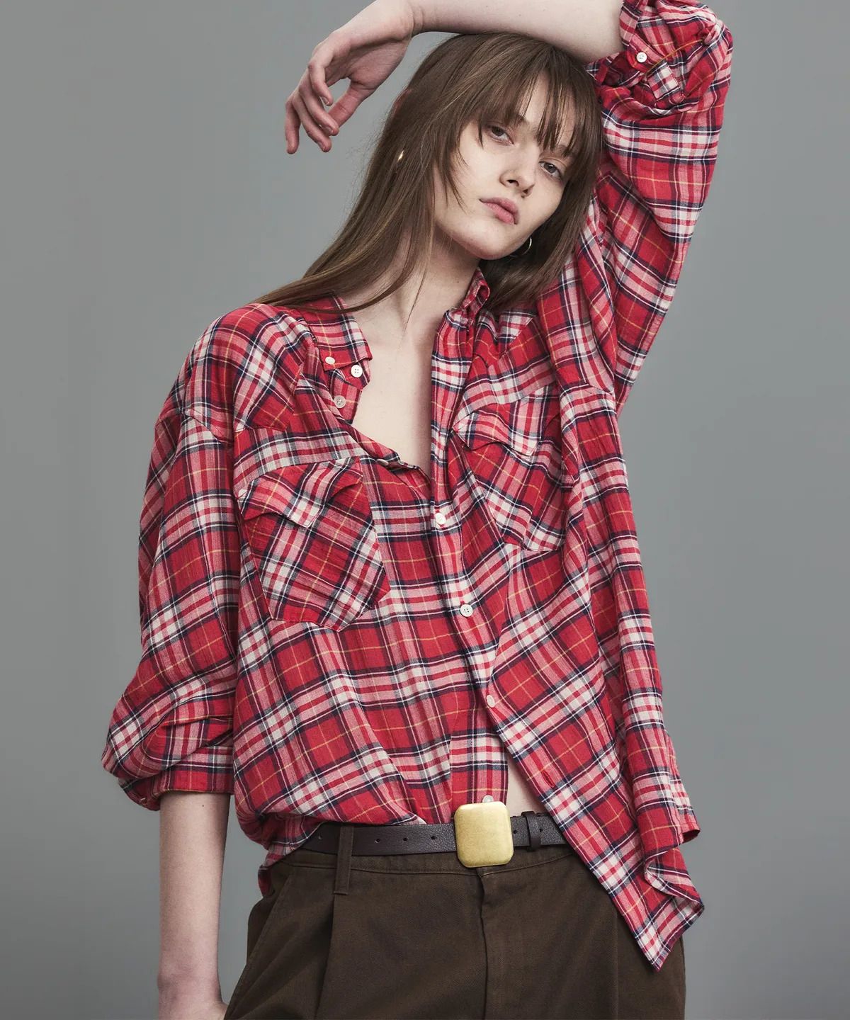 SOFT SHEER CHECK SHIRT