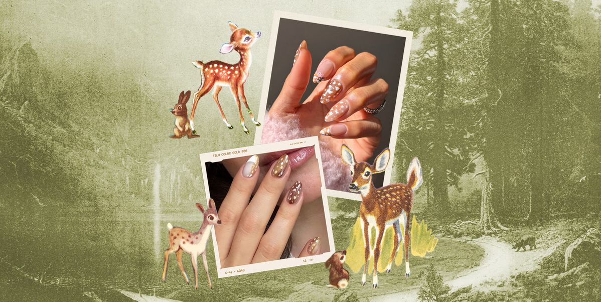 최근 인기 폭발! 밤비 네일 아트 | 사진 Mary Fama / Getty Images / @overglowedit / @chummy.nails
