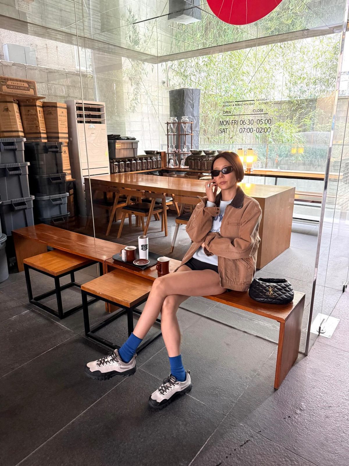 김나영, 가을 워크재킷 | 인스타그램 @nayoungkeem