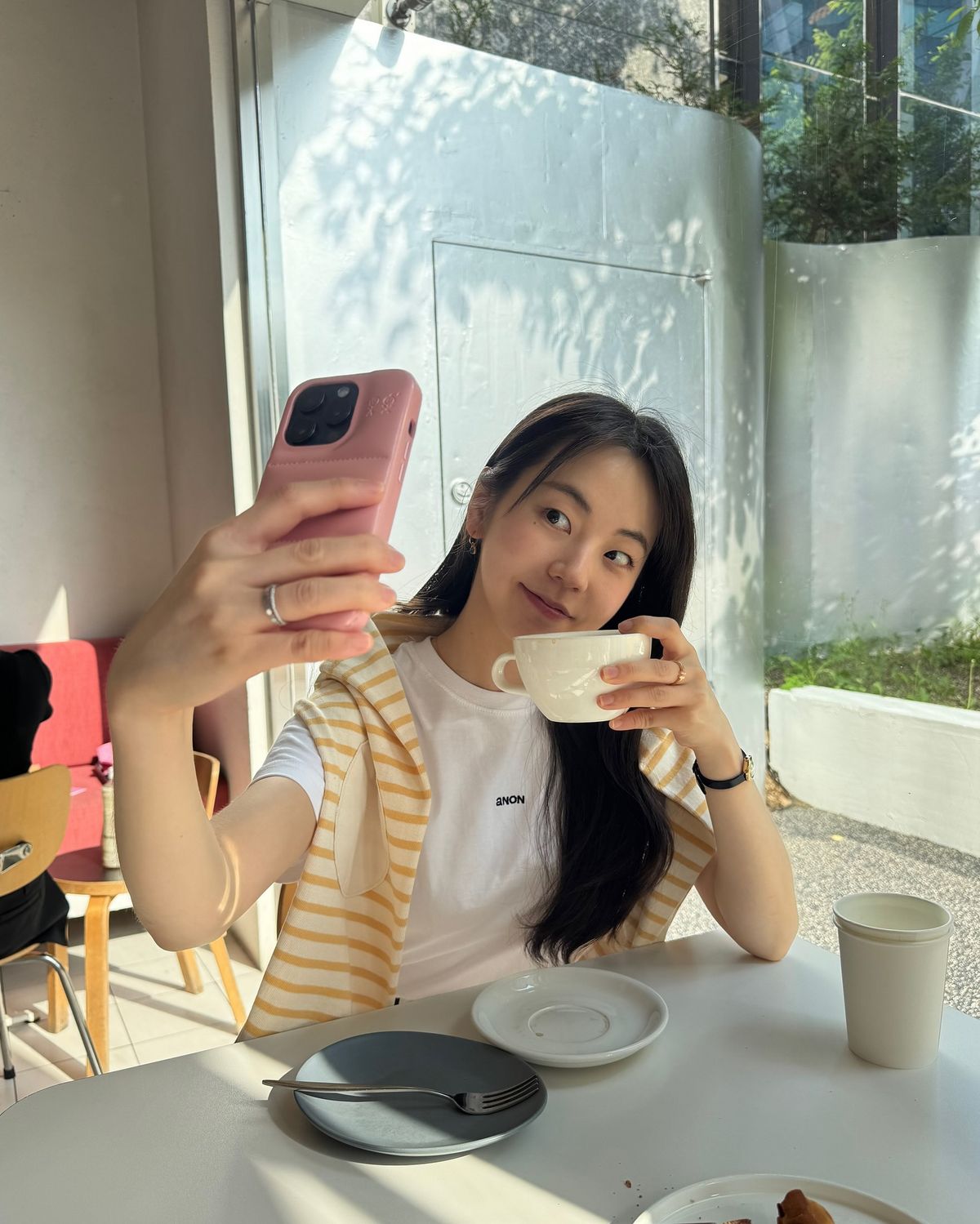 안소희, 가을 니트 패션 | 인스타그램 @ssoheean