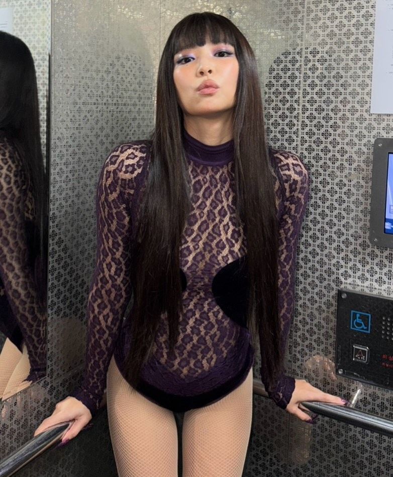 블랙핑크 제니, 애니멀 프린트 패션 | 인스타그램 @jennierubyjane