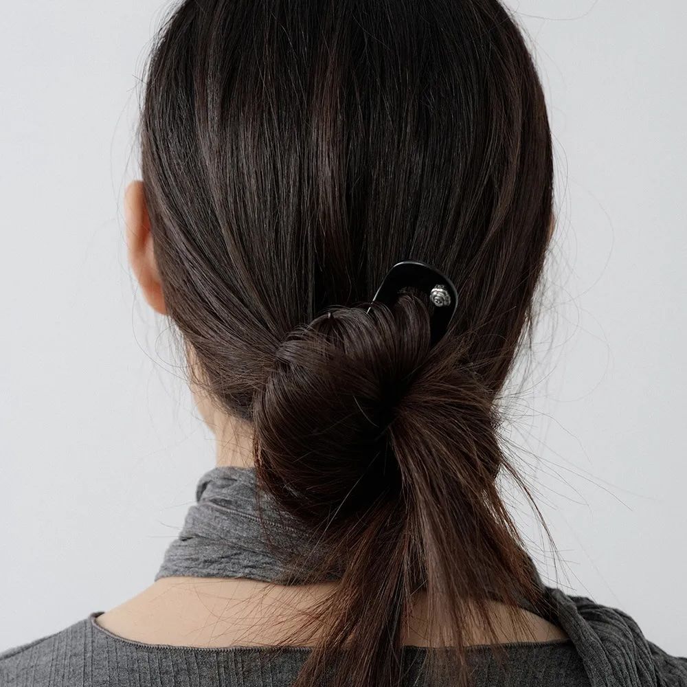 Rose U-Line Hair Stick