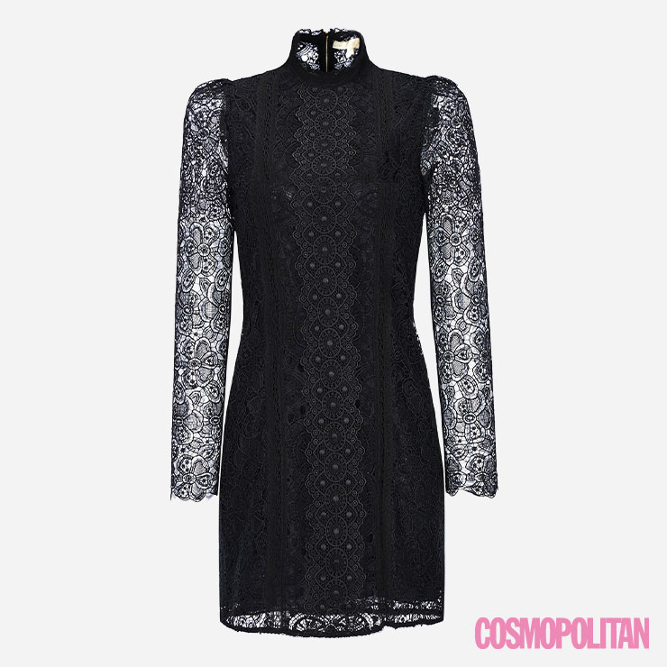 모던함을 원한다면, 블랙 레이스를 선택할 것.&rarr;미니드레스 1백28만원 바네사 브루노.