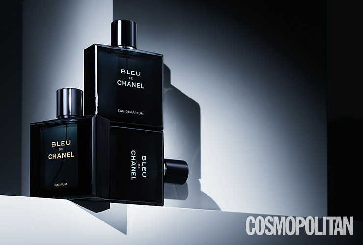 (왼쪽부터)샤넬 블루 드 샤넬 빠르펭 100ml 22만원, 블루 드 샤넬 오 드 빠르펭 100ml 18만8천원, 블루 드 샤넬 오 드 뚜왈렛 100ml 16만3천원.