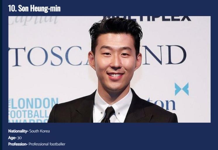 Technosports ‘Top 10 Most Handsome Footballers in the World in 2024’ 캡처