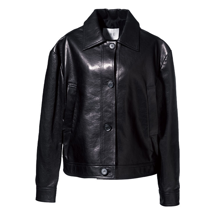 레더 크롭트 재킷 44만8000원.