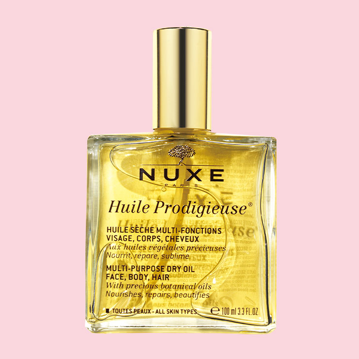 눅스 윌 프로디쥬스 멀티 드라이 오일 5만2천원&rarr;머리부터 발끝까지 사용 가능한 멀티 오일. 기분 좋은 아로마 향을 지녔다.