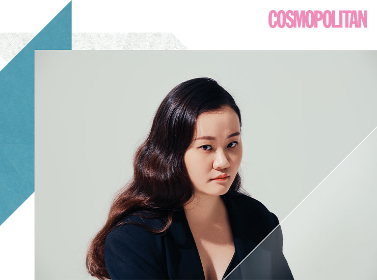 재킷 34만9천원 그레이양. 원피스 90만원대 레호.