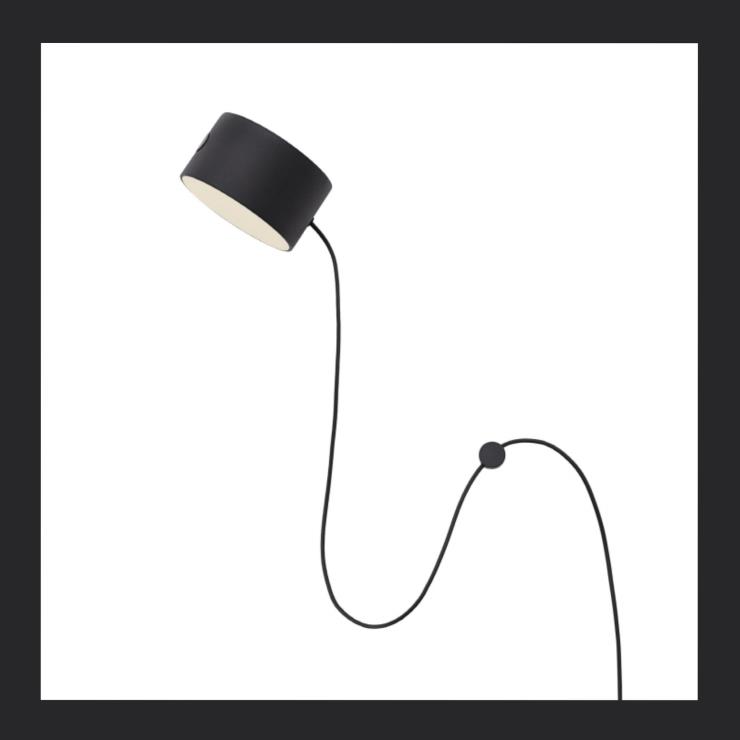  POST WALL LAMP BLACK