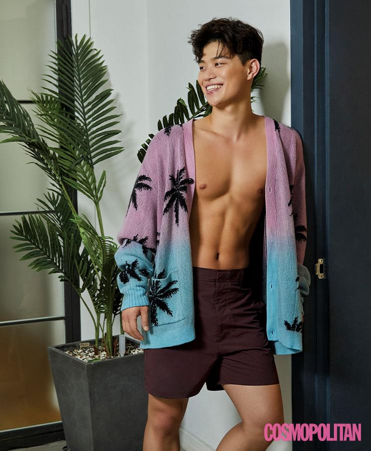 카디건 아미리 by 미스터포터, 쇼츠 코스, 플립플랍 코스