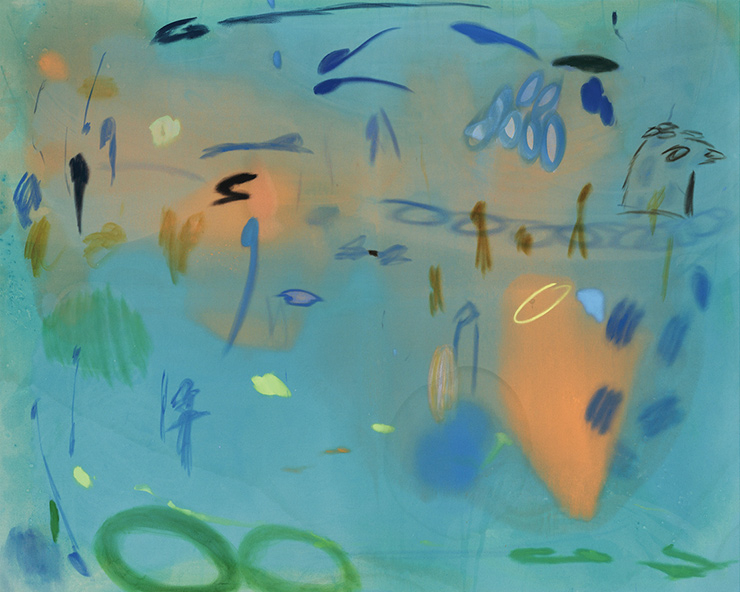 ‘그림97(청색)’, 2021.