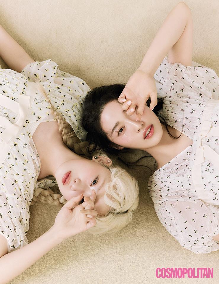 (하루나)블라우스 32만8천원 쟈니헤잇재즈. 귀고리 4만9천원 빈티지헐리우드. 피어싱 스타일리스트 소장품. (하람)블라우스 32만8천원 쟈니헤잇재즈.