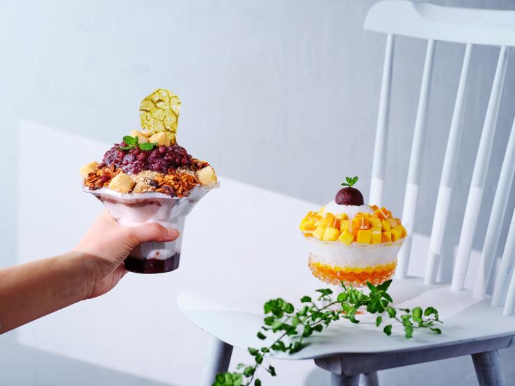 1인용 클래식 팥빙수, 망고 빙수