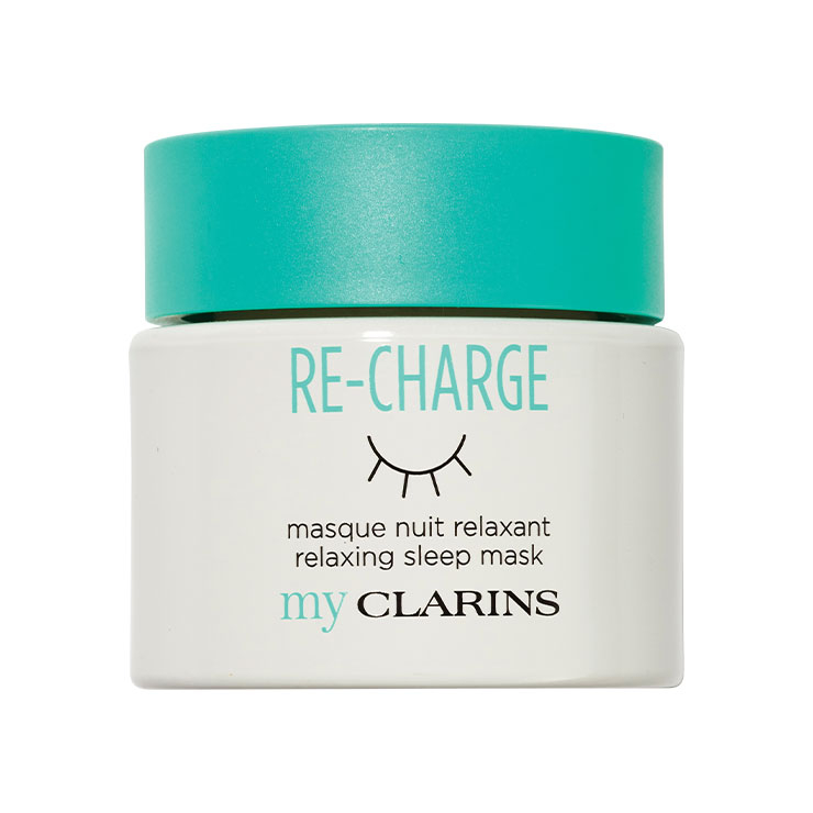 마이 클라랑스 리-차지 릴렉싱 슬립 마스크 3만6천원대 &rarr; 씻어낼 필요 없는 크림 마스크. 무화과 추출물과 아세로라 씨앗 추출물이 들어 있어 수면 팩으로 활용하면 다음 날 피부 톤을 맑고 화사하게 만들어준다.